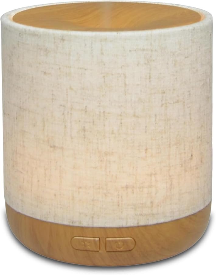 Diffuseur ultrasonique Alesia de Zen'Arôme, coque en toile de lin