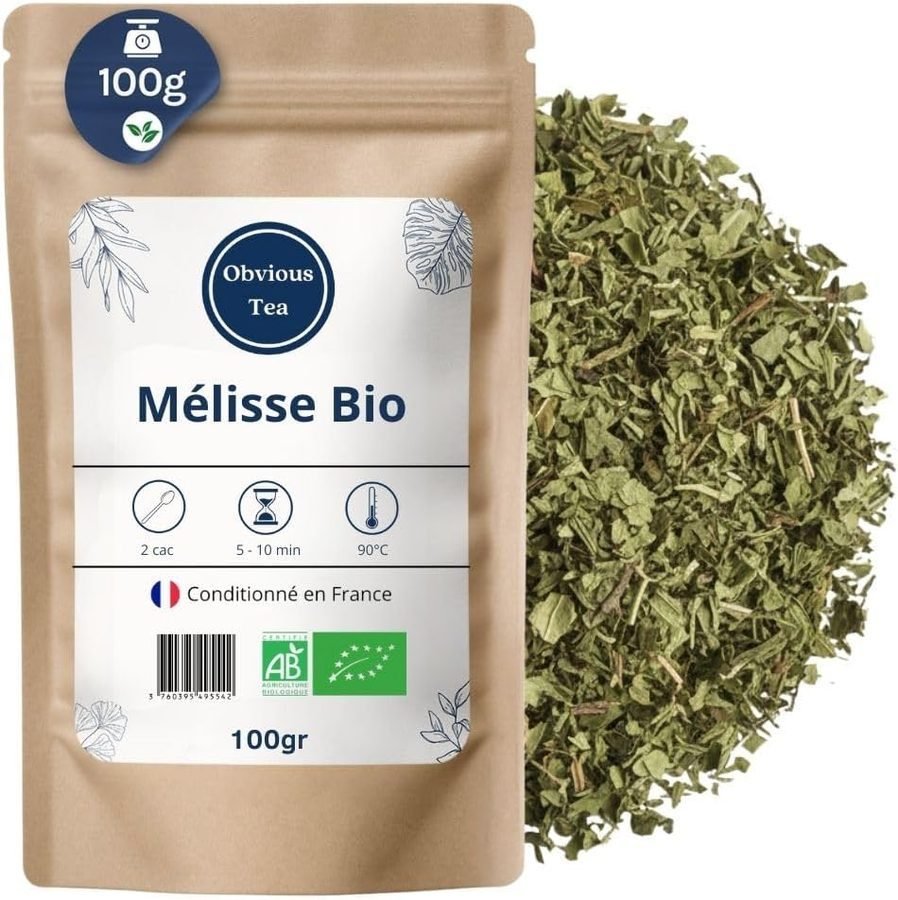 Sachet de feuilles de mélisse bio en vrac