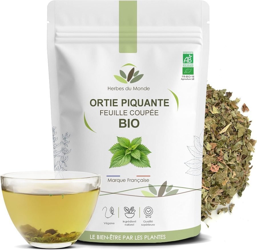 Sachet de tisane d&rsquo;ortie piquante bio Herbes du Monde