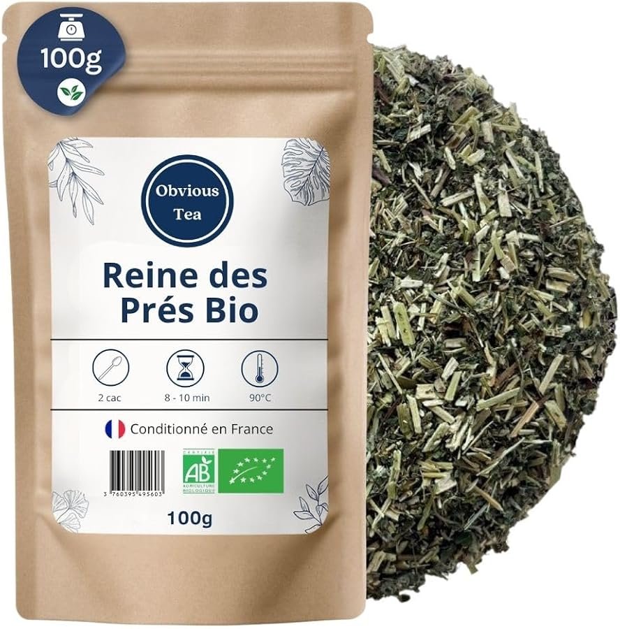 Sachet de sommités fleuries de reine des prés bio en vrac