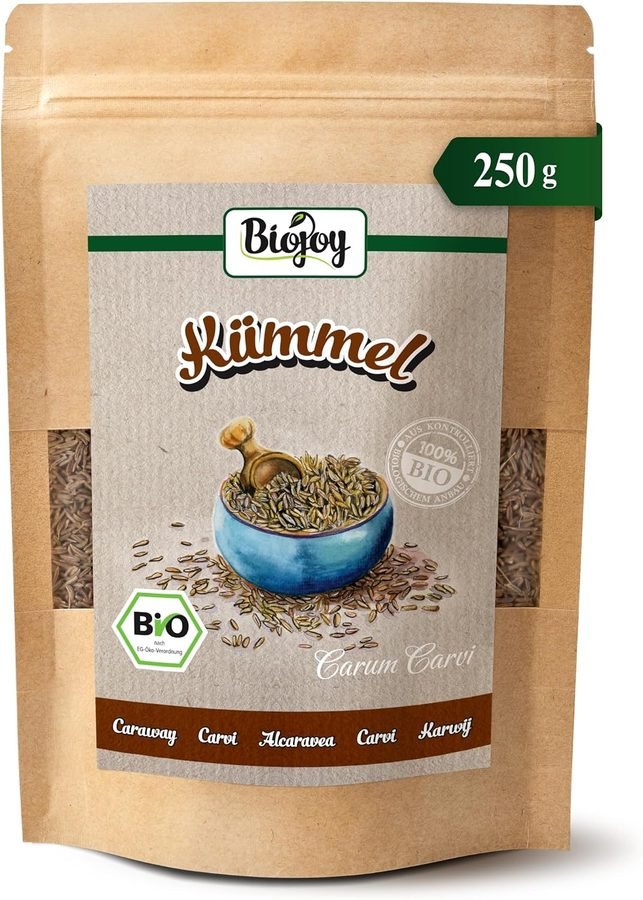 Sachet de graines de carvi bio Biojoy, 250 g
